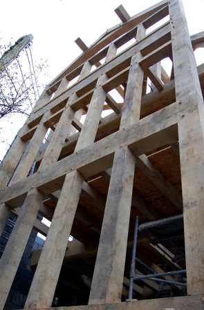 3-storey extension frame