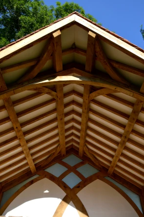 Garden Theatre Stage at Larch Cottage