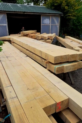 Sorting and grading delivered timbers for use