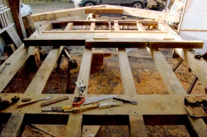 Making an oak porch frame